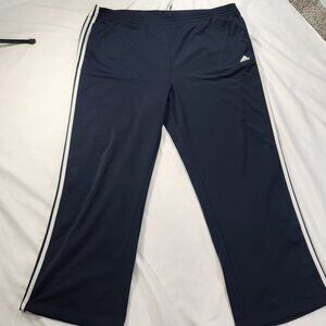 Adidas Blue 3-Stripes Sweatpants Jogger Pants MENS SIZE 2XL
